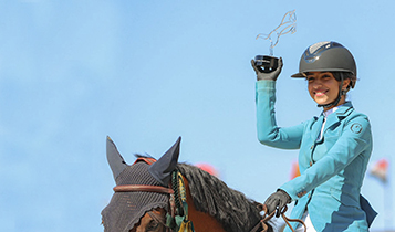 Horse Times Egypt: Equestrian Magazine :Articles :FUNOON ALHUMAIDAN A HORSE SERENADE
