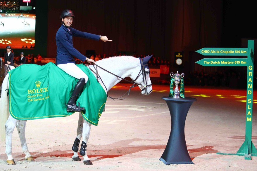 Horse Times Egypt: Equestrian Magazine :News : MARTIN FUCHS WINS CHI GENEVA ROLEX GRAND PRIX TO BECOME THE NEW ROLEX GRAND SLAM SHOWJUMPING LIVE CONTENDER