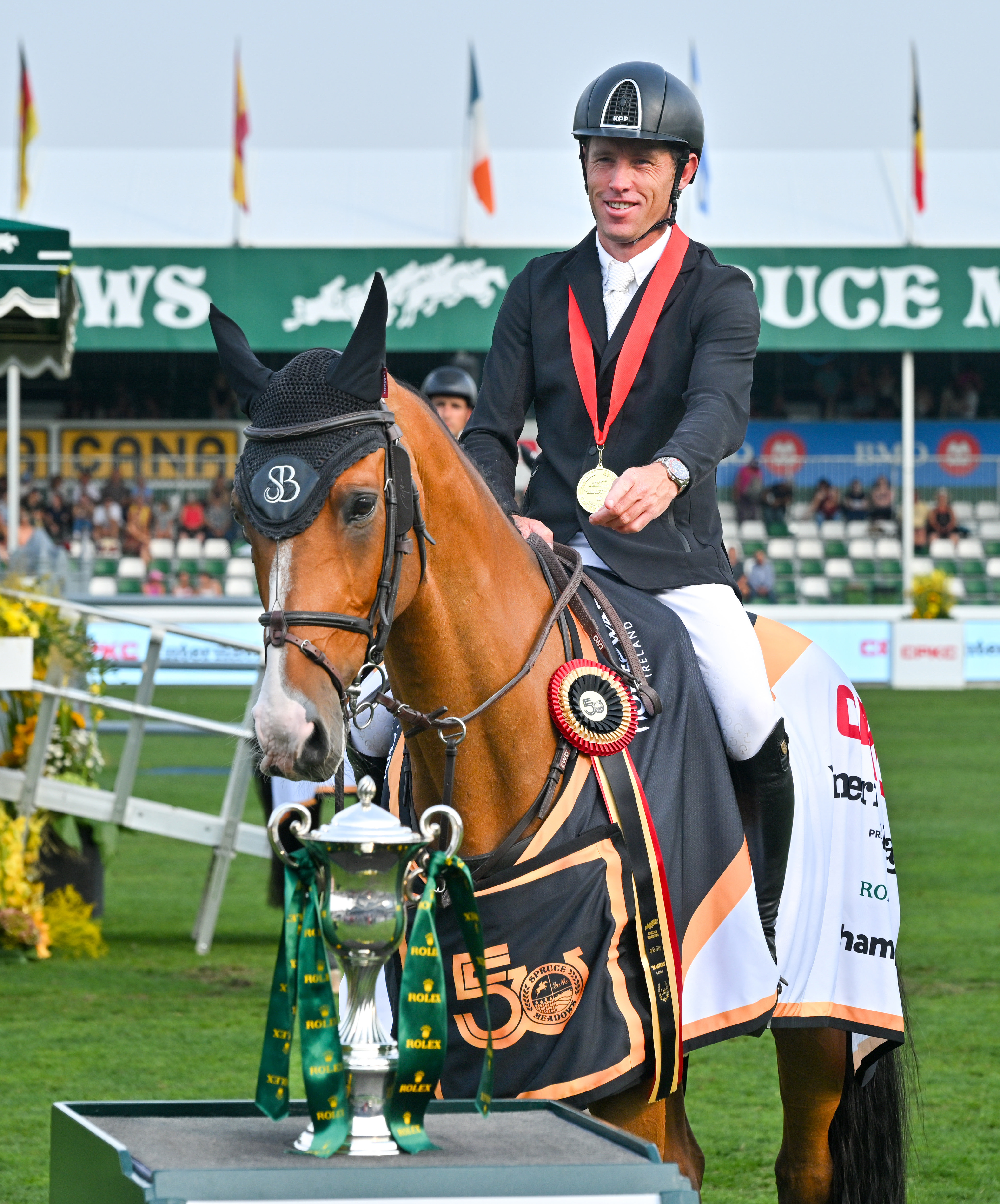 Horse Times Egypt: Equestrian Magazine :News :SCOTT BRASH STRICTLY CAME SHOWJUMPING TO WIN THE CPKC INTERNATIONAL PRESENTED BY ROLEX AT THE SPRUCE MEADOWS MASTERS