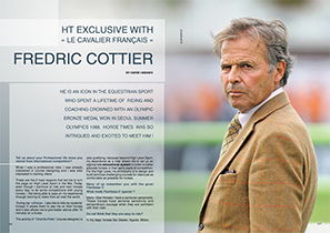 Horse Times Egypt: Equestrian Magazine :Articles :HT EXCLUSIVE WITH “LE CAVALIER FRANCAIS” FREDERIC COTTIER