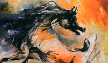 Horse Times Egypt: Equestrian Magazine :Articles :Horses & Art: Ali Al Mimar: The Magic of Originality