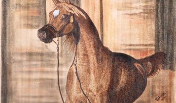 Horse Times Egypt: Equestrian Magazine :Articles :Horses & Art Siham Moharram