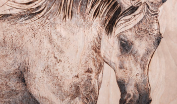 Horse Times Egypt: Equestrian Magazine :Articles :Horses And Art Woood Carvings By Siham Moharram