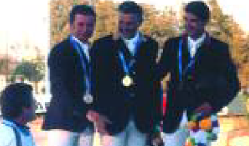 Horse Times Egypt: Equestrian Magazine :Articles :Karim El Zoghby wining the Bronze at Almeria, Spain Mediterranean Show Jumping Games