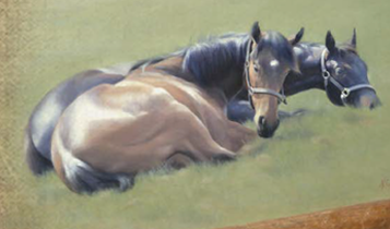 Horse Times Egypt: Equestrian Magazine :Articles :NICHOLA EDDERY - AN ART DEVOTED TO THE THOROUGHBRED RACEHORSE