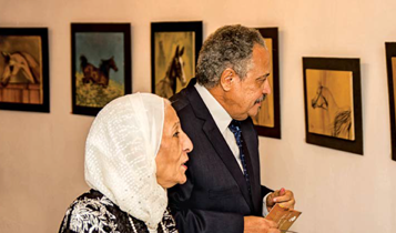 Horse Times Egypt: Equestrian Magazine :Articles :SIHAM MOHARRAM’S EXHIBITION AT CAIRO OPERA HOUSE - A TOUCH OF ART