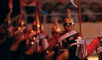 Horse Times Egypt: Equestrian Magazine :Articles :The Royal Household Cavalry In Abu Dhabi Ceremonial Mounted Legends