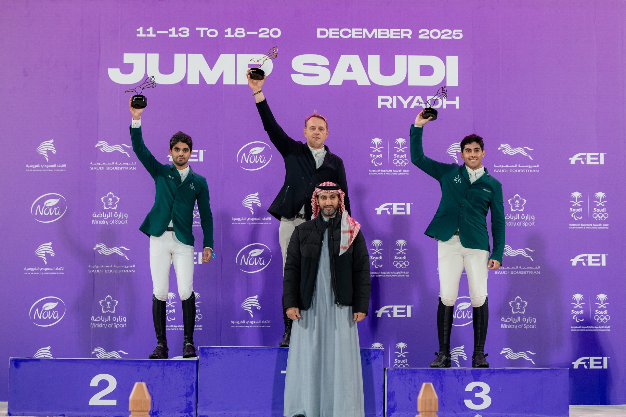 Horse Times Egypt: Equestrian Magazine :News :JAN VERMEIREN ON QMUSIC-K VAN 'T KATTENHEYE TAKES THE SECOND OF RIYADH’S FEI JUMPING WORLD CUP SHOWS – ARAB LEAGUE