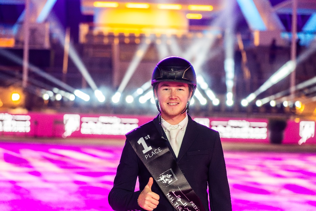 Horse Times Egypt: Equestrian Magazine :News :TOP SPOT FOR HARRY CHARLES AT HH THE FATHER AMIR’S PRIX IN DOHA QATAR