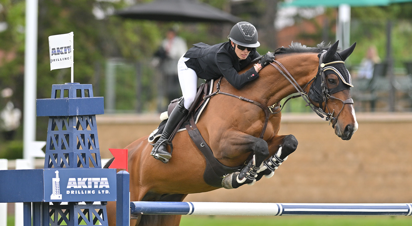 Horse Times Egypt: Equestrian Magazine :News :KIWI KATIE LAURIE & DJANGO II WIN THE AKITA DRILLING GRAND PRIX, PRESENTED BY ROLEX AT SPRUCE MEADOWS CONTINENTAL 
