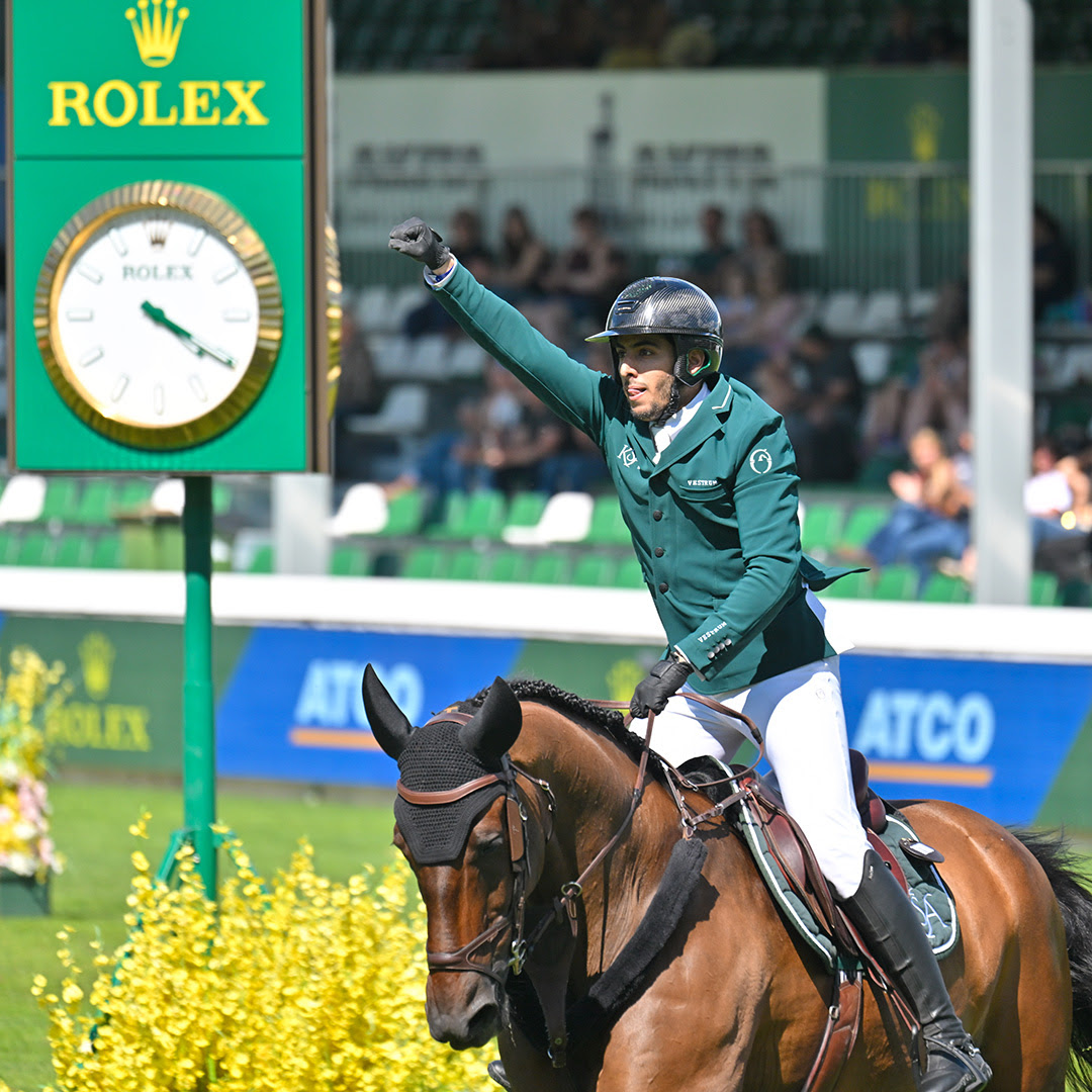 Horse Times Egypt: Equestrian Magazine :News :ABDULRAHMAN ALRAJHI CAPTURES PRESTIGIOUS $1,000,000 ATCO QUEEN ELIZABETH II CUP AT SPRUCE MEADOWS