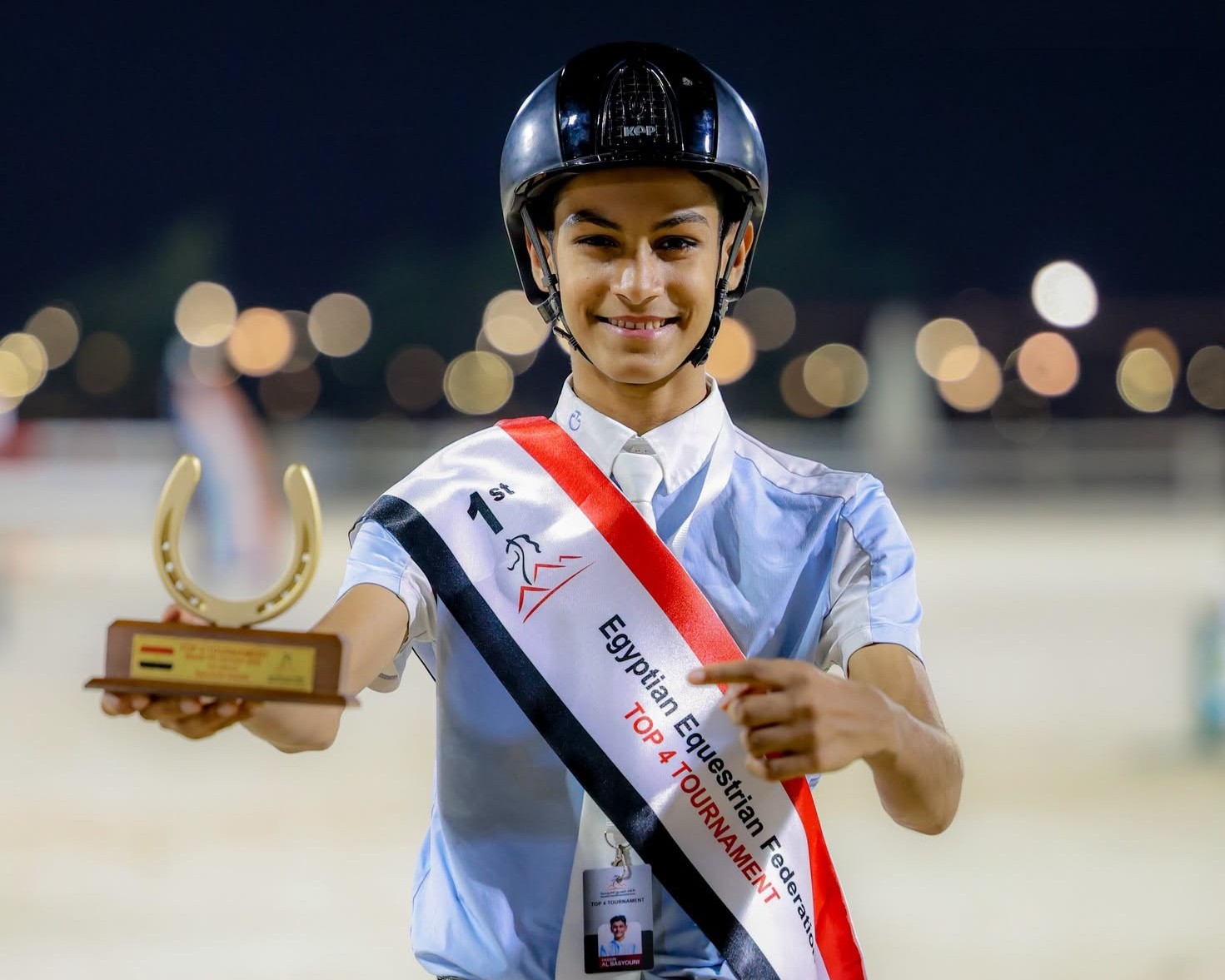 Horse Times Egypt: Equestrian Magazine :News :YASSIN AL BASYOUNI TO REPRESENT EGYPT AT THE YOUTH OLYMPIC GAMES IN DAKAR - SENEGAL 
