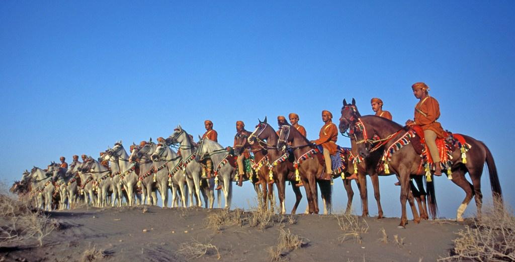 Horse Times Egypt: Equestrian Magazine :News :HM SULTAN QABOOS LAUNCHES HENRY DALLAL’S ‘DESERT SPLENDOR’ CAVALRY WORLD BOOK