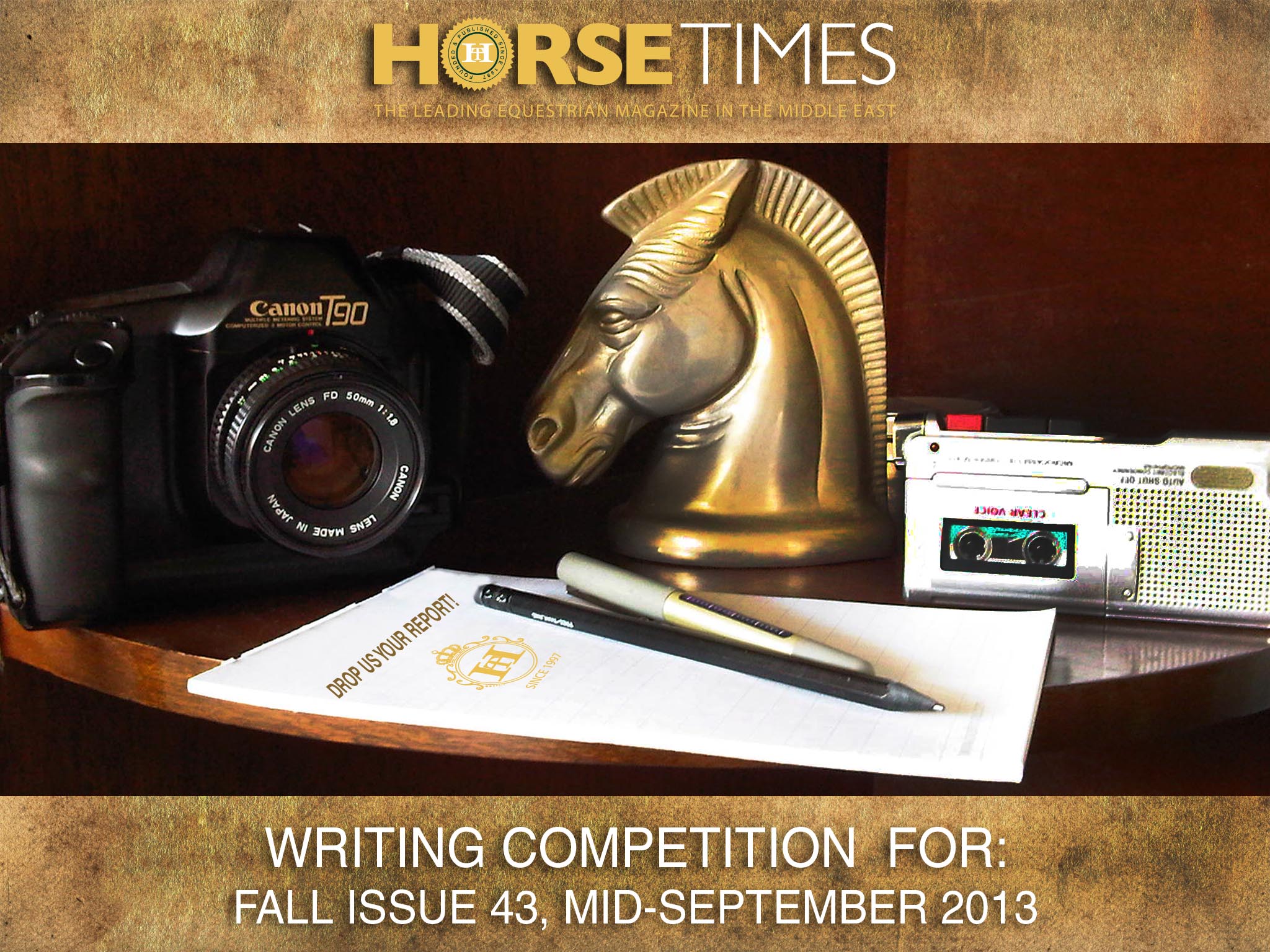 Horse Times Egypt: Equestrian Magazine :News :HORSE TIMES FALL ISSUE 43 WRITING COMPETITION