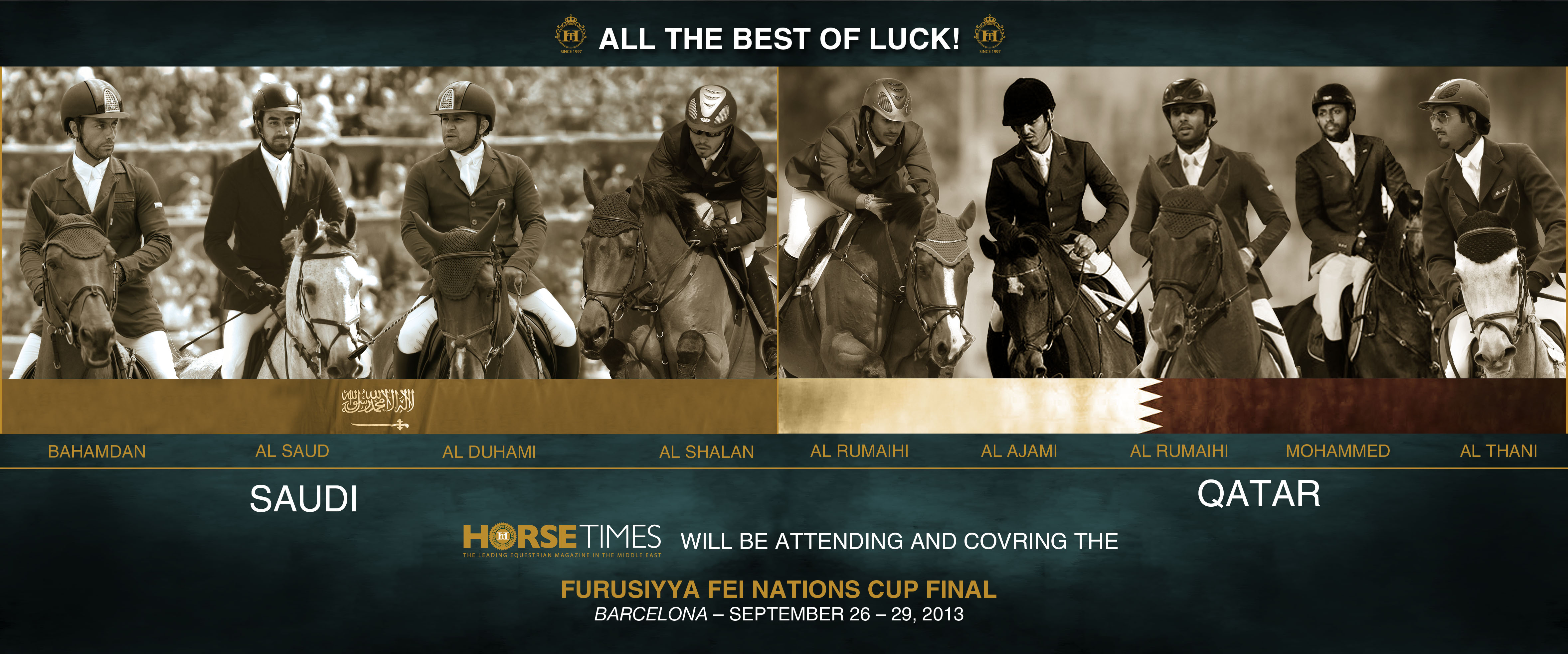 Horse Times Egypt: Equestrian Magazine :News :THE STAGE IS SET AND EXCITEMENT IS MOUNTING AHEAD OF FABULOUS FURUSIYYA FINAL