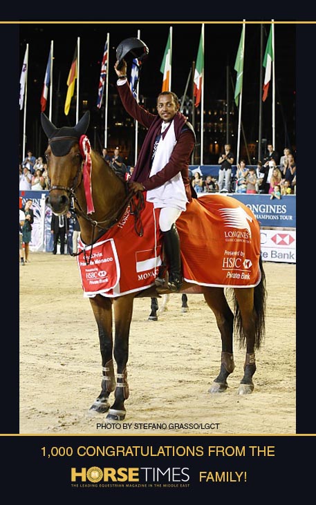 Horse Times Egypt: Equestrian Magazine :News :BASSEM HASSAN MOHAMMED CLAIMS FIRST EVER QATARI LONGINES GLOBAL CHAMPIONS TOUR GRAND PRIX WIN IN MONACO