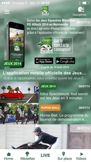 Horse Times Egypt: Equestrian Magazine :News :ALLTECH FEI WORLD EQUESTRIAN GAMES MOBILE APPLICATION NOW AVAILABLE