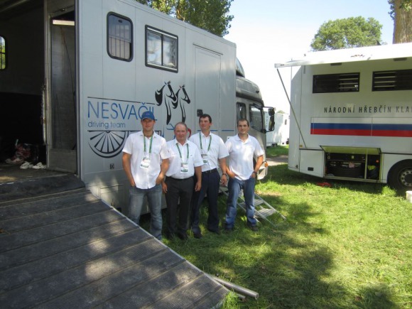 Horse Times Egypt: Equestrian Magazine :News :TRAVELING LIGHT TO THE ALLTECH FEI WORLD EQUESTRIAN GAMES WAS NOT THE WAY TO GO FOR THE CZECH NESVACIL FAMILY