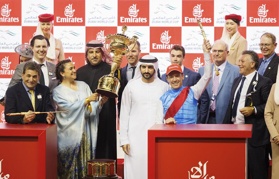 Horse Times Egypt: Equestrian Magazine :News :COUNTRY GRAMMER PREVAILS THE 12,000,000$ DUBAI WORLD CUP 2022