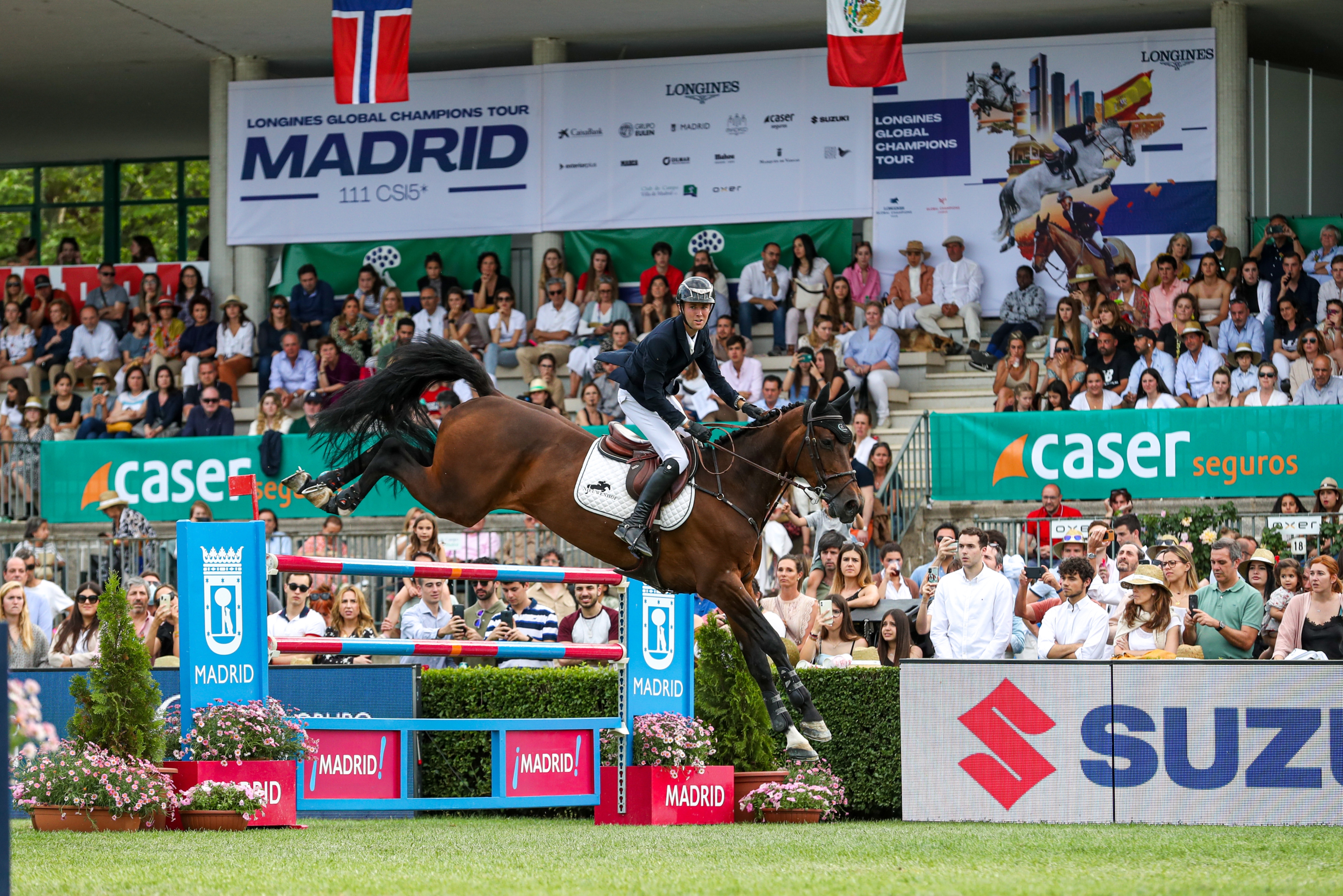 Horse Times Egypt: Equestrian Magazine :News :Young talent unstoppable as Gilles Thomas takes Copa S.M. El Rey - Trofeo Caser Seguros Trophy win at Longines Global Champions Tour of Madrid
