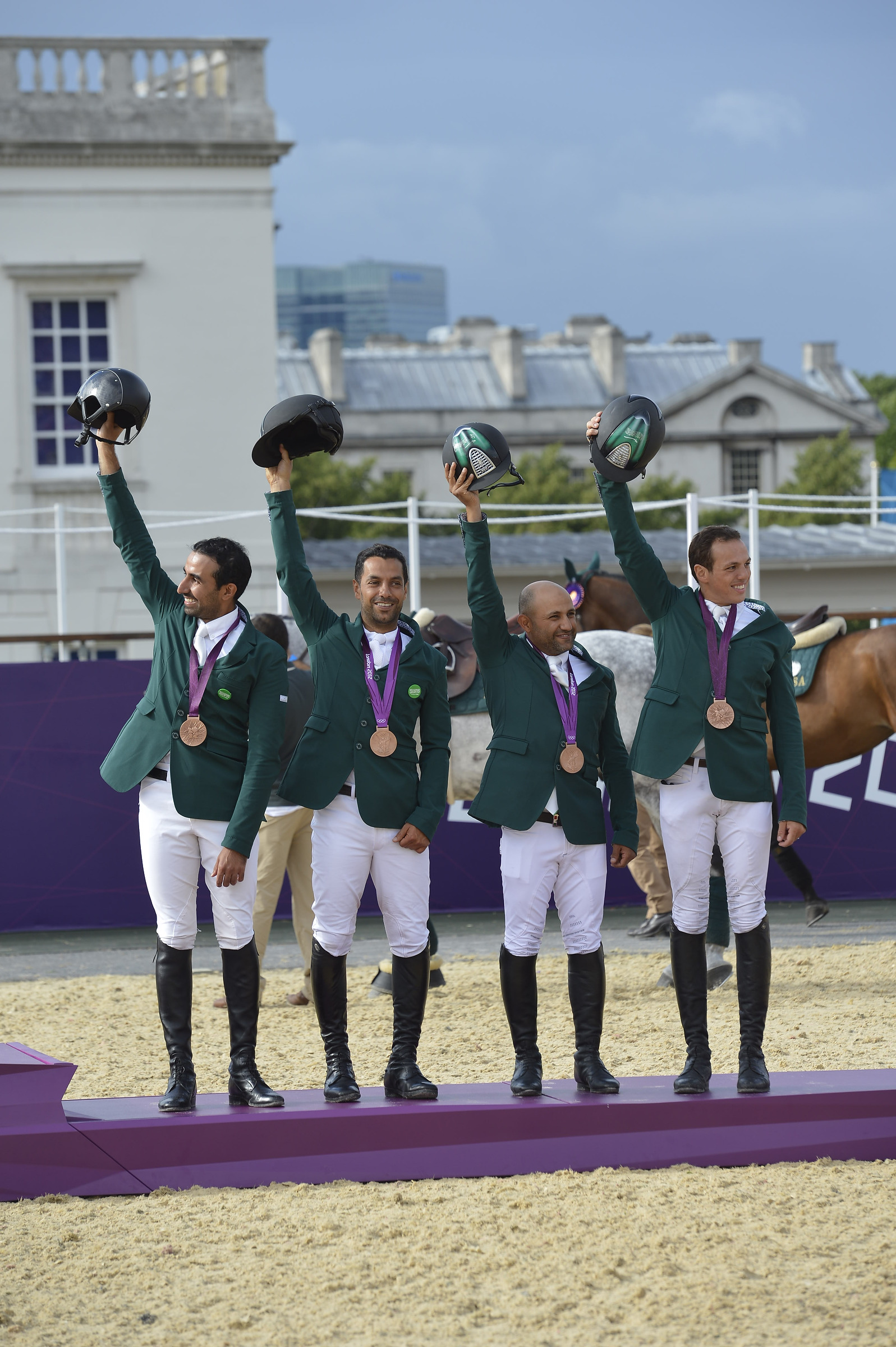 Horse Times Egypt: Equestrian Magazine :News :SAUDI ARABIA SECURES HISTORIC FIRST TEAM MEDAL - LONDON 2012 OLYMPIC SHOW JUMPING  