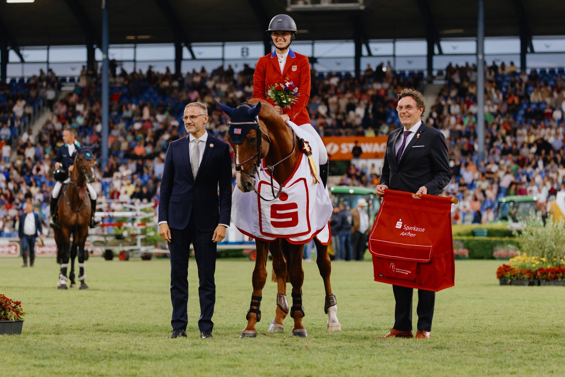 Horse Times Egypt: Equestrian Magazine :News :LILLIE KEENAN KEEPS SHINING AT CHIO AACHEN 2025 & WINS THE SPARKASSEN-YOUNGSTERS-CUP