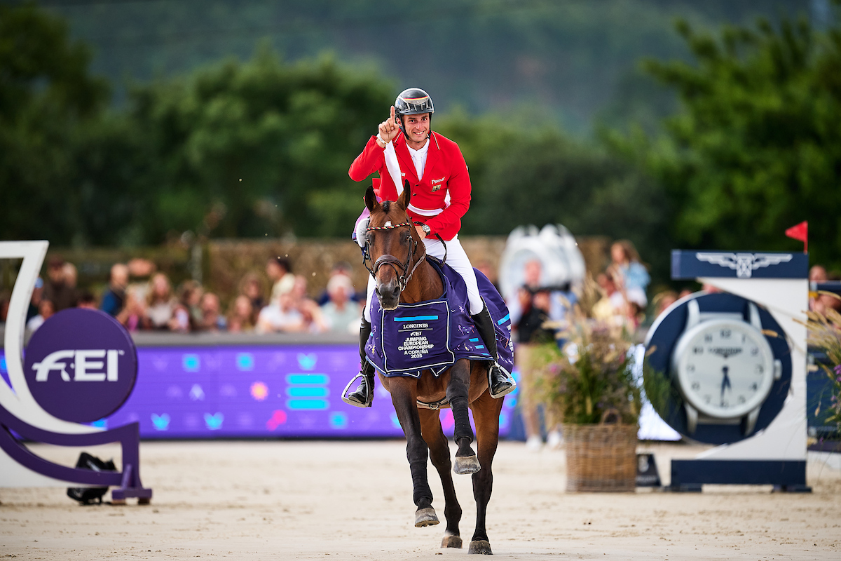 Horse Times Egypt: Equestrian Magazine :News :RICHARD VOGEL & UNITED TOUCH CROWNED EUROPEAN SHOWJUMPING CHAMPIONS IN A CORUNA