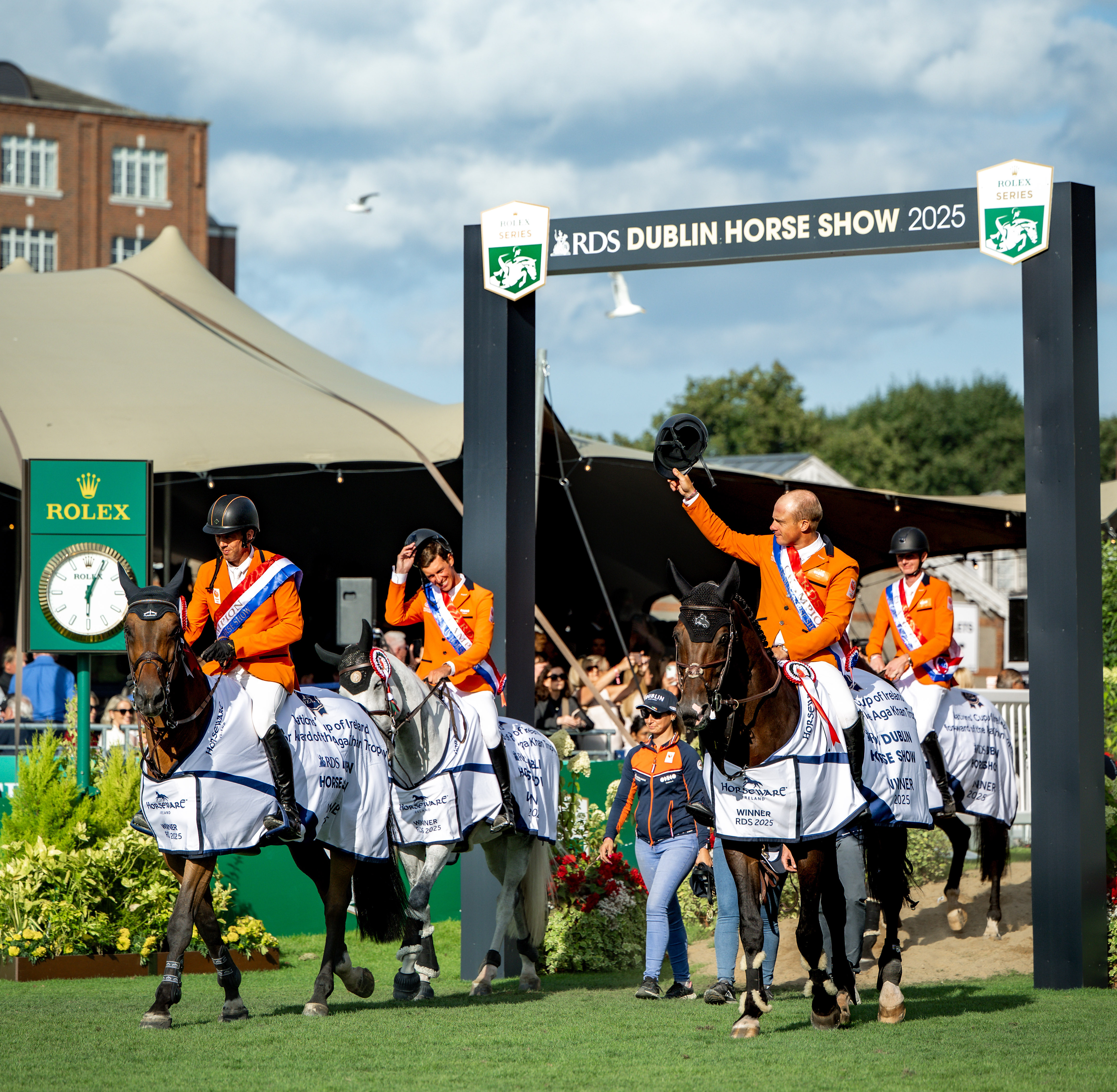Horse Times Egypt: Equestrian Magazine :News :DUTCH TRIUMPH IN THRILLING NATIONS’ CUP OF IRELAND FOR THE AGHA KHAN TROPHY