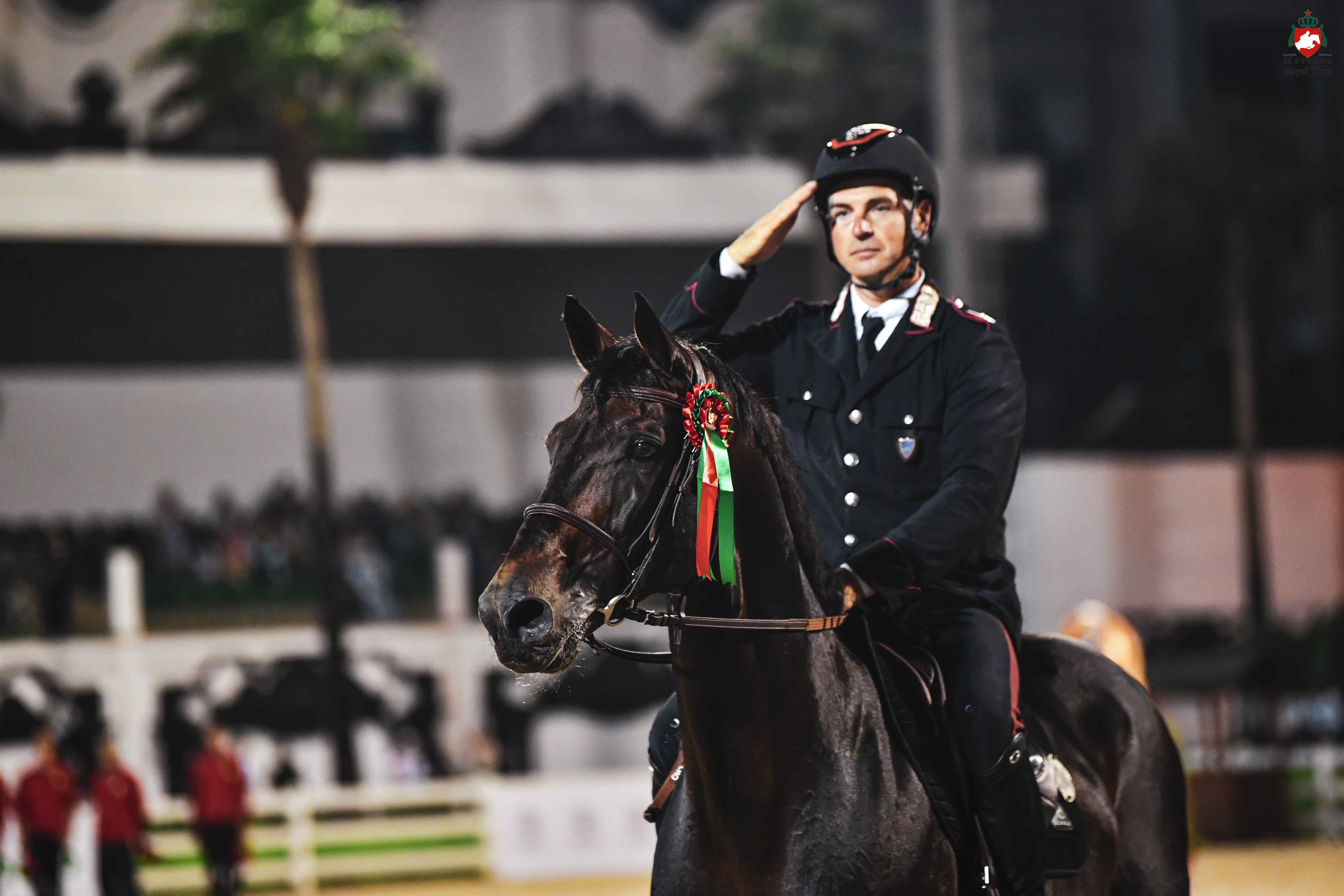 Horse Times Egypt: Equestrian Magazine :News :CRACK BALOU DELIVERS ANOTHER VICTORY FOR EMANUELE GAUDIANO IN TÉTOUAN – MOROCCO ROYAL TOUR 2025