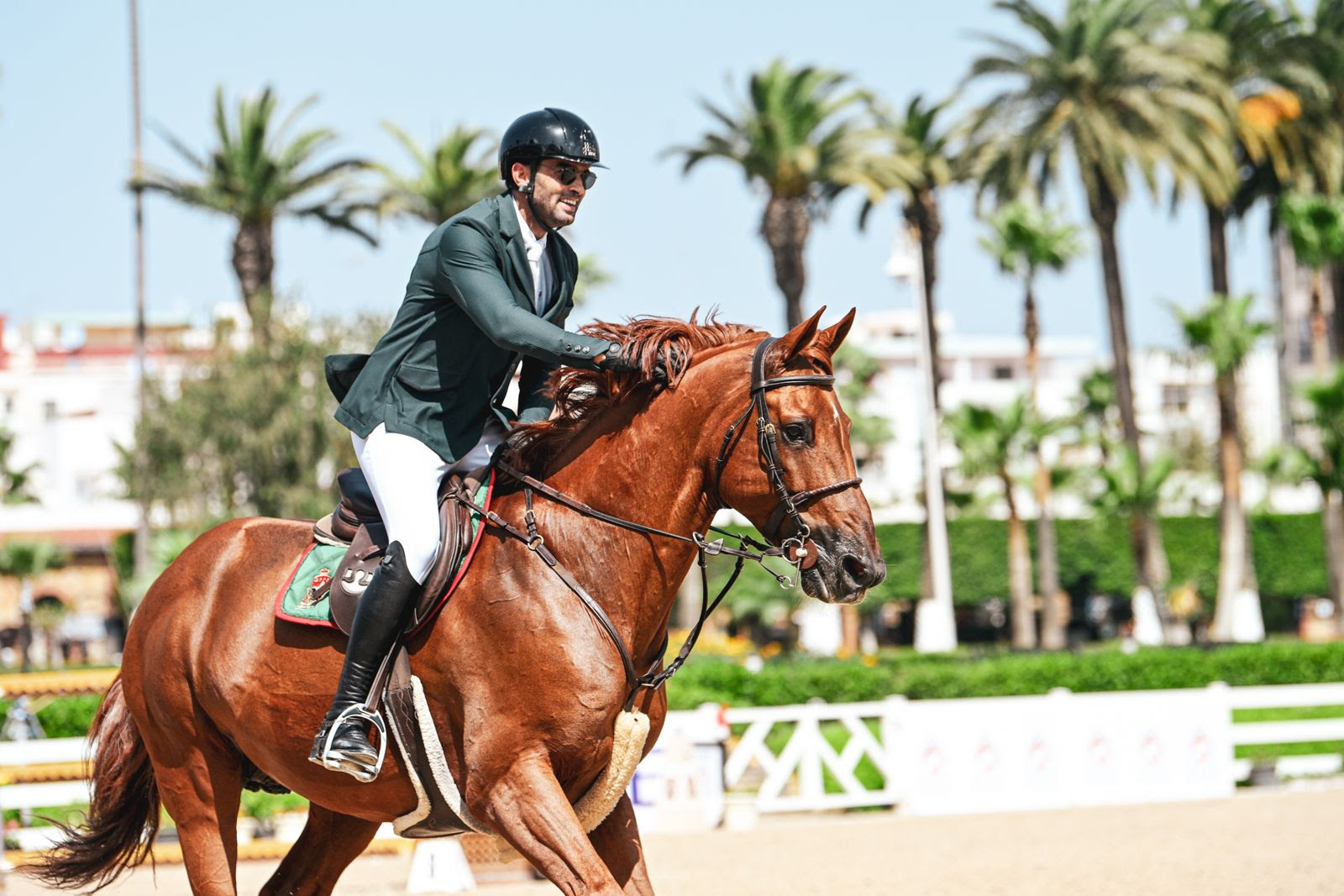 Horse Times Egypt: Equestrian Magazine :News :ABDESLAM BENNANI SMIRES BEAMS THROUGH & WINS  IN TÉTOUAN - MOROCCO ROYAL TOUR 2025