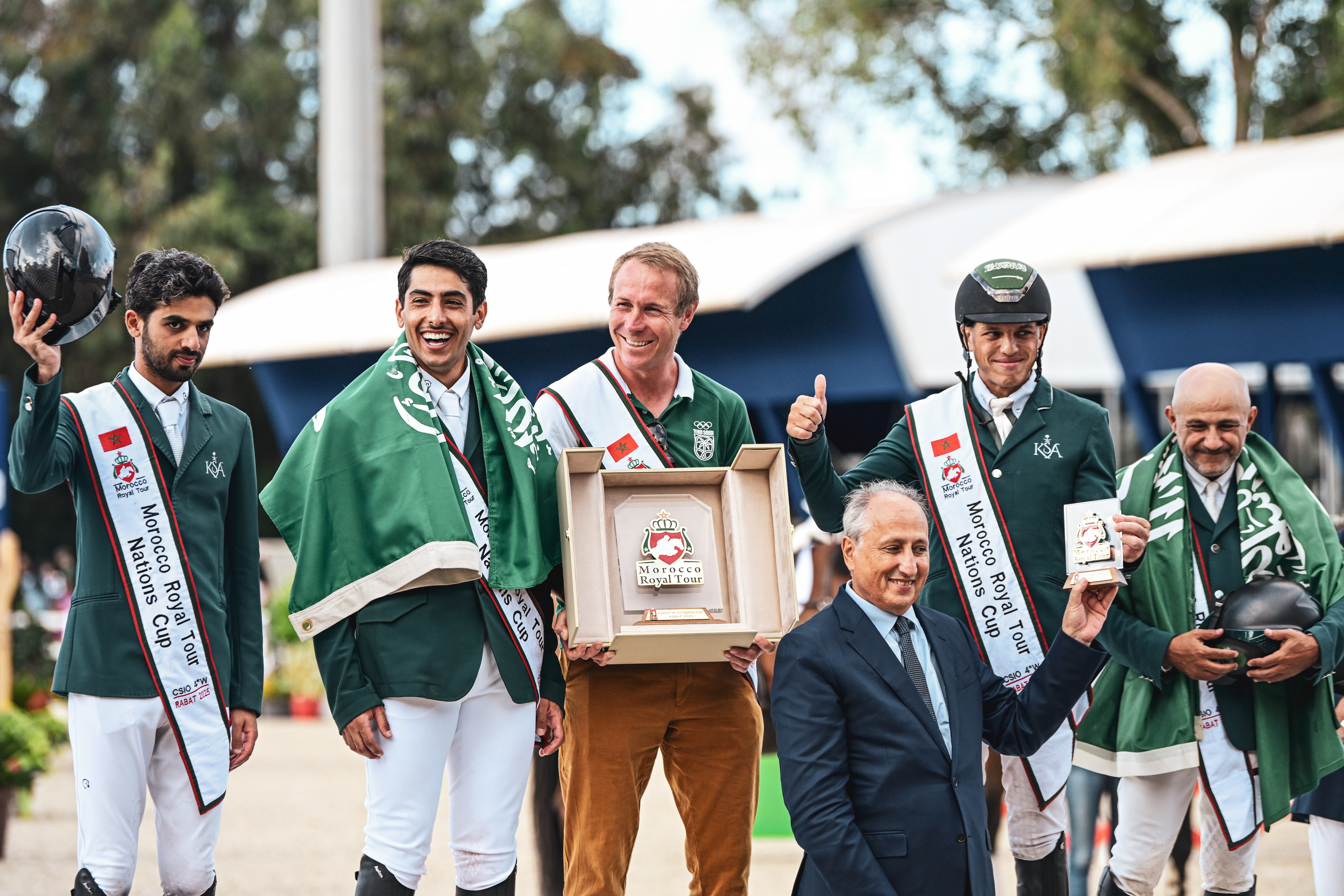 Horse Times Egypt: Equestrian Magazine :News :SAUDI TEAM SNAPS THE NATIONS CUP IN RABAT FOR THE SECOND YEAR - MOROCCO ROYAL TOUR 2025