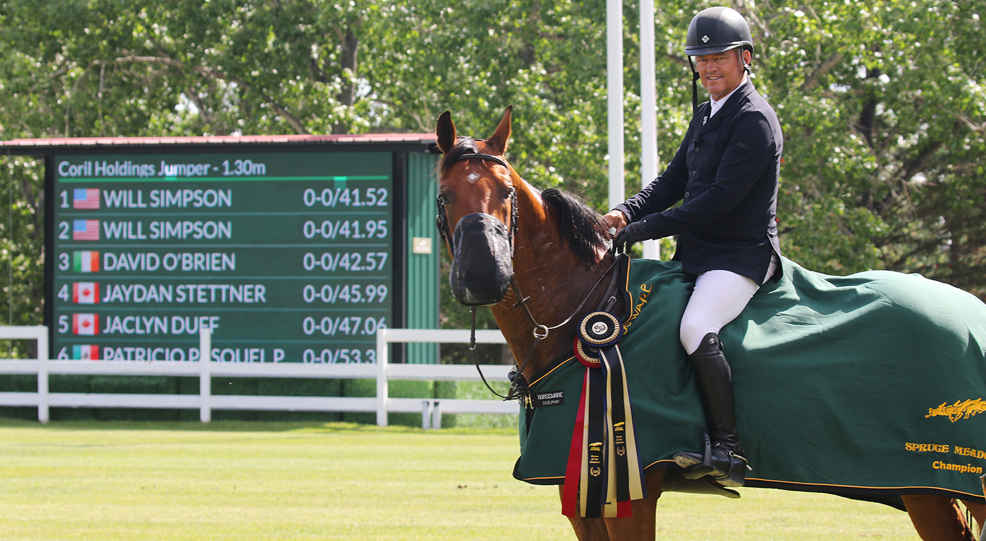 Horse Times Egypt: Equestrian Magazine :News :WILL SIMPSON: GET A GOOD HORSE & STAY OUT OF ITS WAY 